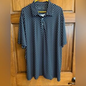 Roundtree & Yorke Black and White Polo Shirt